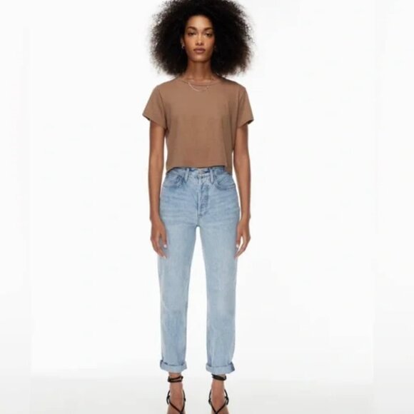 Aritzia - Denim Forum The Boyfriend High Rise Loose 28l size 27 - Picture 7 of 14